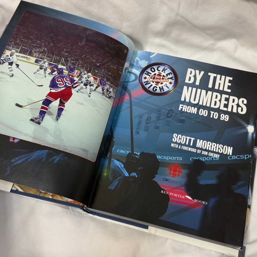 “By the Numbers: From 00 to 99” Hardcover Hockey Legends Book by Scott Morrison
